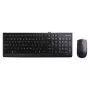 Conjunto de teclado y ratón con cable Lenovo 300 – tamaño completo QWERTY inglés US, USB, Negro, cable de 1,8 m, ratón 1600 DPI