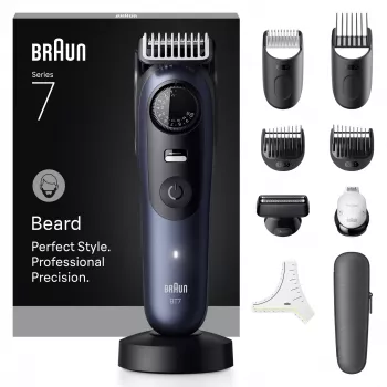Recortadora de barba Braun BeardTrimmer 7 BT7540 0,5-20 mm batería negro azul