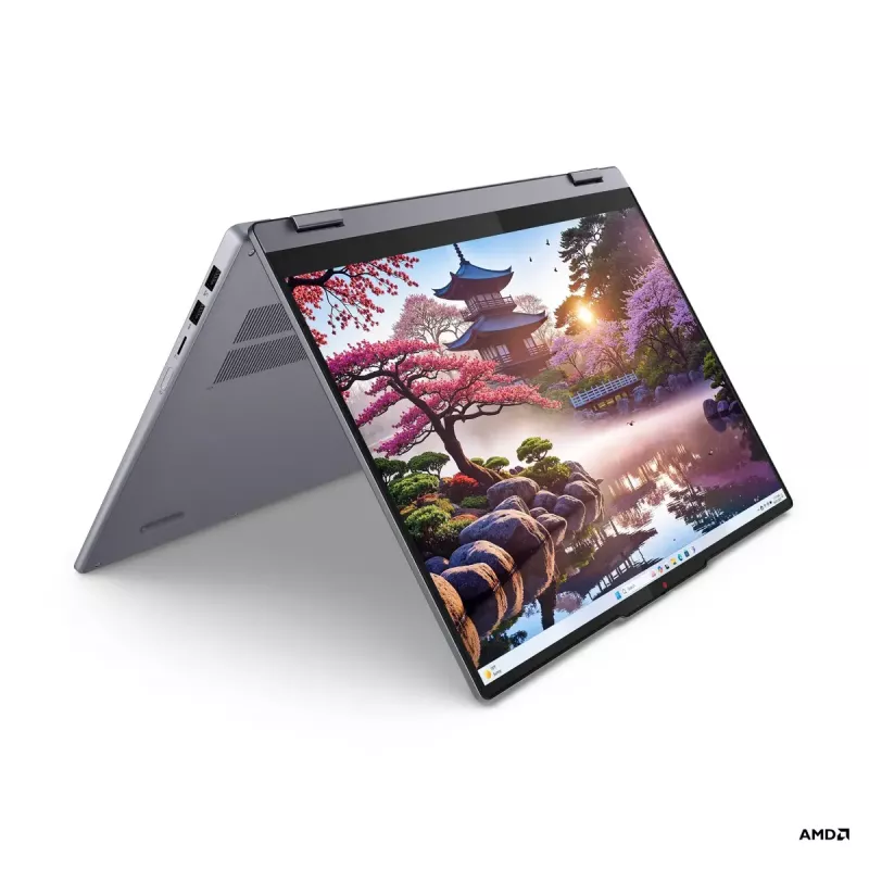 Portátil convertible Lenovo IdeaPad 5 2-in-1 16AKP10 — 16 inch WUXGA IPS táctil, AMD Ryzen AI 7, 16 GB, 512 GB SSD, AMD Radeon 860M