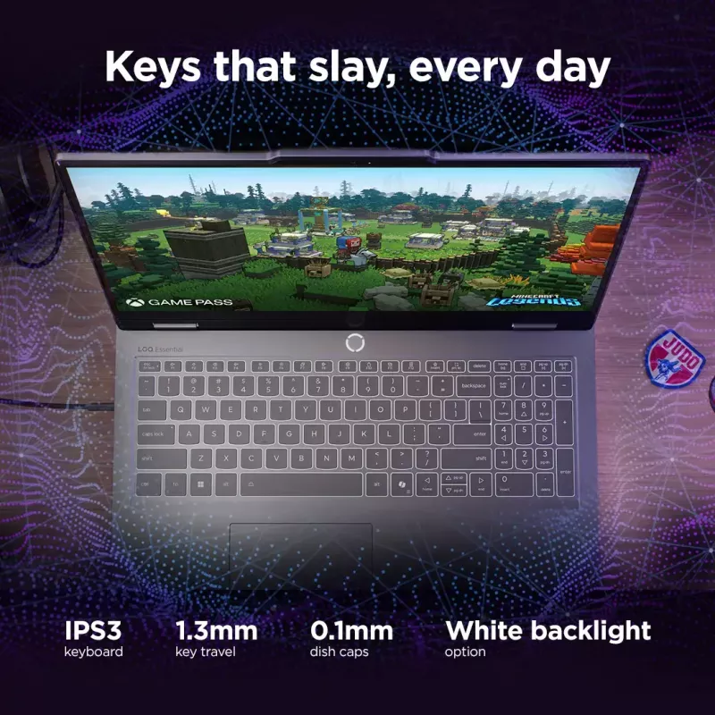 Portátil Lenovo LOQ 15IRX10 — 15,6 inch FHD IPS antirreflejo, Intel Core i5-13450HX, 16 GB DDR5, 1 TB SSD, NVIDIA GeForce RTX 5060 8 GB, Windows 11 Home