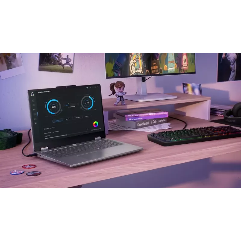 Portátil Lenovo LOQ 15IRX10 — 15,6 inch FHD IPS antirreflejo, Intel Core i5-13450HX, 16 GB DDR5, 1 TB SSD, NVIDIA GeForce RTX 5060 8 GB, Windows 11 Home