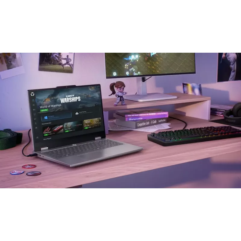 Portátil Lenovo LOQ 15IRX10 — 15,6 inch FHD IPS antirreflejo, Intel Core i5-13450HX, 16 GB DDR5, 1 TB SSD, NVIDIA GeForce RTX 5060 8 GB, Windows 11 Home
