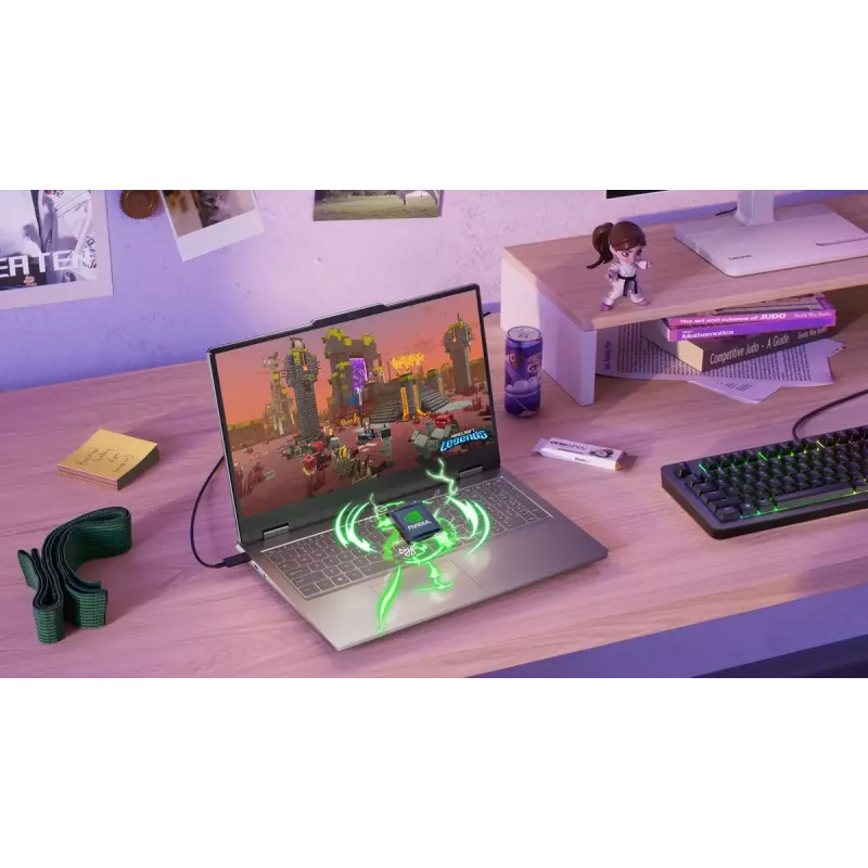 Portátil Lenovo LOQ 15IRX10 — 15,6 inch FHD IPS antirreflejo, Intel Core i5-13450HX, 16 GB DDR5, 1 TB SSD, NVIDIA GeForce RTX 5060 8 GB, Windows 11 Home