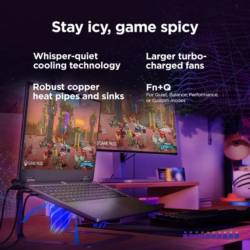 Portátil Lenovo LOQ 15IRX10 — 15,6 inch FHD IPS antirreflejo, Intel Core i5-13450HX, 16 GB DDR5, 1 TB SSD, NVIDIA GeForce RTX 5060 8 GB, Windows 11 Home