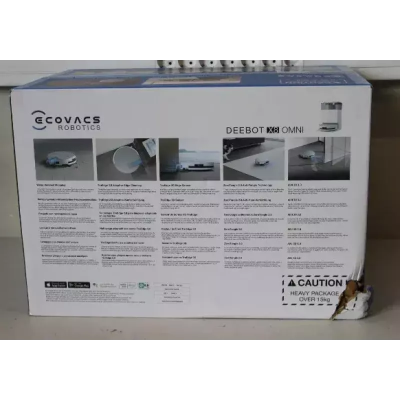 Robot aspirador Ecovacs DEEBOT X8 OMNI (EMBALAJE DAÑADO, USADO, SUCIO, ARAÑAZOS)