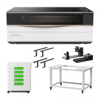 Máquina de grabado láser xTool P3 80W All-in-One-Kit, modelo P3-AIO