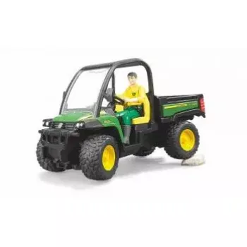 Vehículo de juguete BRUDER John Deere Gator XUV 855D con conductor