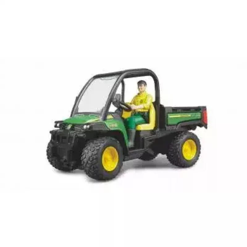 Vehículo de juguete BRUDER John Deere Gator XUV 855D con conductor