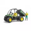 Vehículo de juguete BRUDER John Deere Gator XUV 855D con conductor