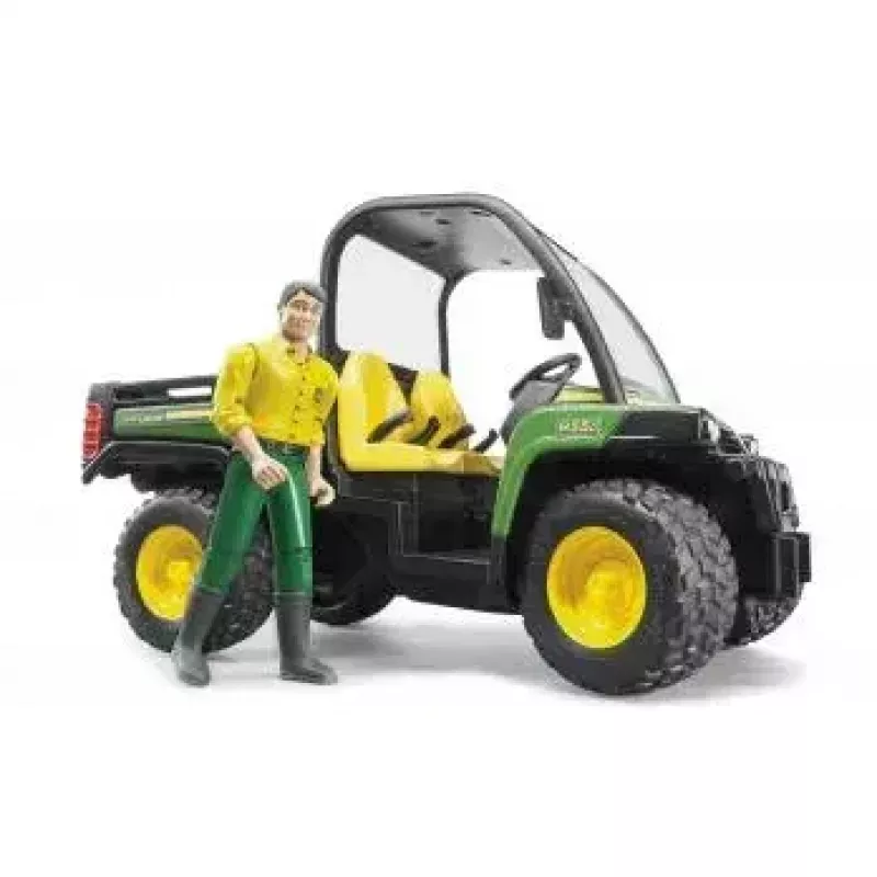 Vehículo de juguete BRUDER John Deere Gator XUV 855D con conductor