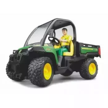 Vehículo de juguete BRUDER John Deere Gator XUV 855D con conductor