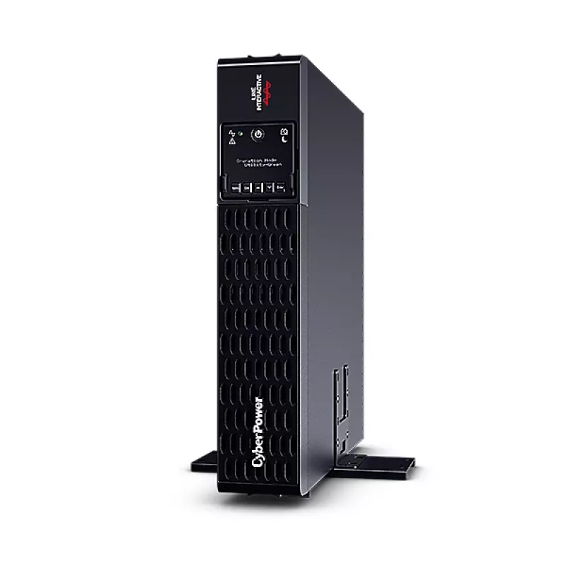 Sistema de alimentación ininterrumpida CYBERPOWER PR1500ERT2U 1,5 kVA / 1500 W, line-interactive, onda senoidal pura, 10 salidas C13, rack 2U