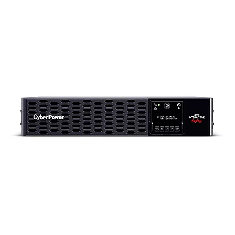 Sistema de alimentación ininterrumpida CYBERPOWER PR1500ERT2U 1,5 kVA / 1500 W, line-interactive, onda senoidal pura, 10 salidas C13, rack 2U