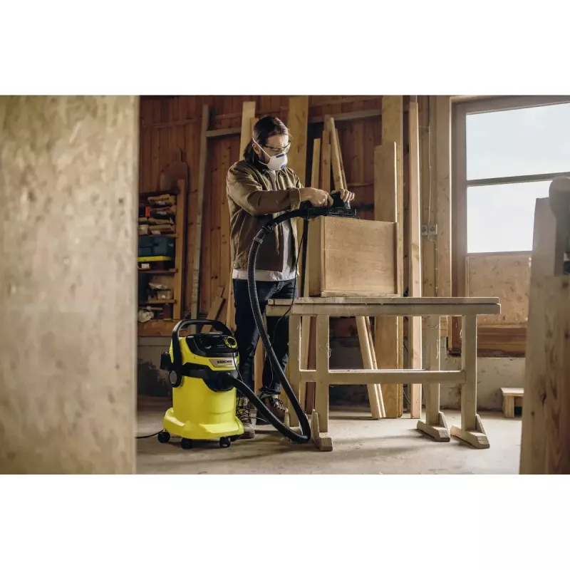 Aspirador de calderas Karcher KWD 3 V-17/4/20/F — 17 L, 1000 W, aspiración en seco y húmedo, manguera de 2 m