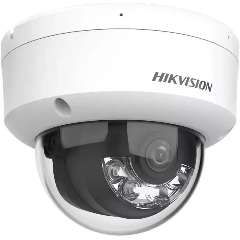 Cámara domo de seguridad IP Hikvision DS-2CD1143G2-LIU 4 MP, objetivo 2,8 mm, PoE, IP67, WDR 120 dB, IR 30 m