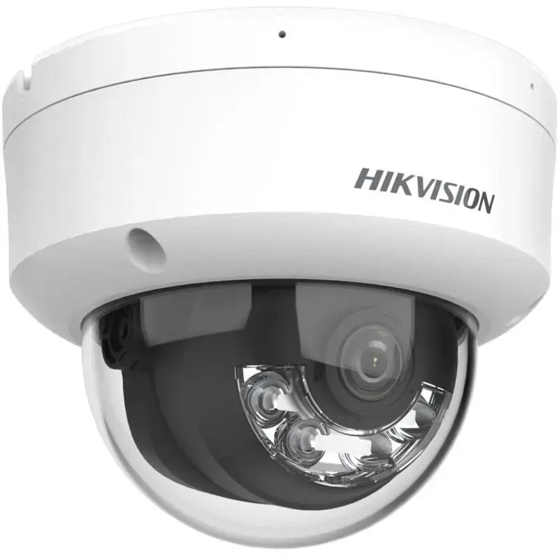 Cámara domo de seguridad IP Hikvision DS-2CD1143G2-LIU 4 MP, objetivo 2,8 mm, PoE, IP67, WDR 120 dB, IR 30 m