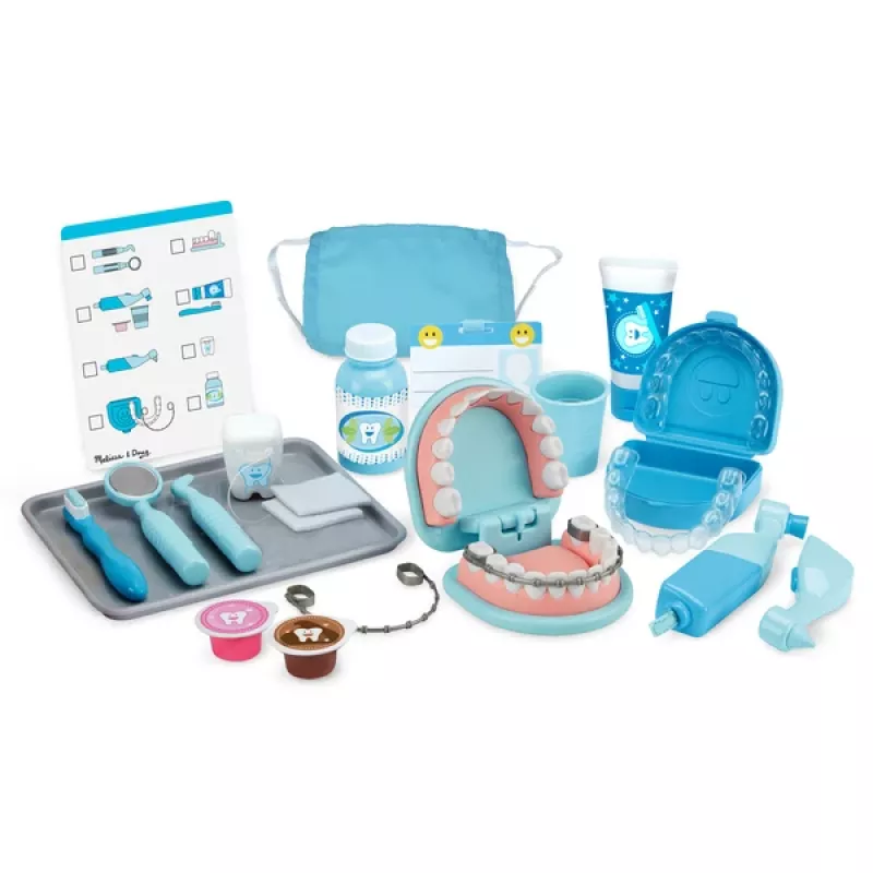 Set de dentista de juguete Spinmaster Melissa & Doug Super Smile Dentist, apto desde 3 años, multicolor