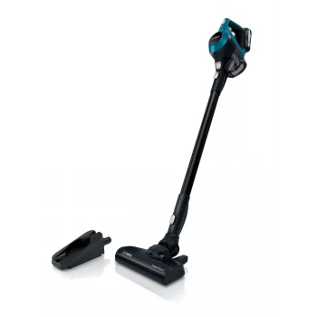 Aspirador de escoba Bosch Serie 6 BBS611LAG aspirador de escoba 2 en 1 con batería, en seco, sin bolsa, 0,3 l, Azul, 2,5 Ah
