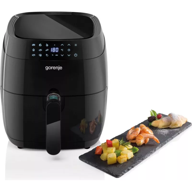 Freidora de aire Gorenje AF1409DB, 3,5 L, 1400 W, negra