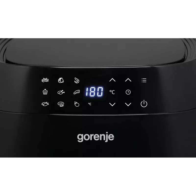 Freidora de aire Gorenje AF1409DB, 3,5 L, 1400 W, negra