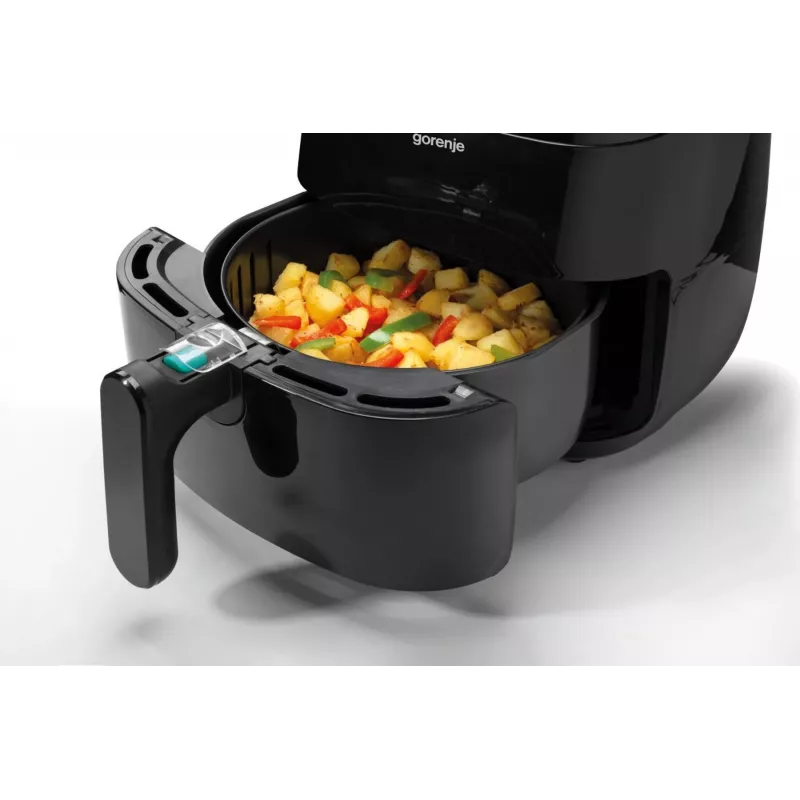Freidora de aire Gorenje AF1409DB, 3,5 L, 1400 W, negra