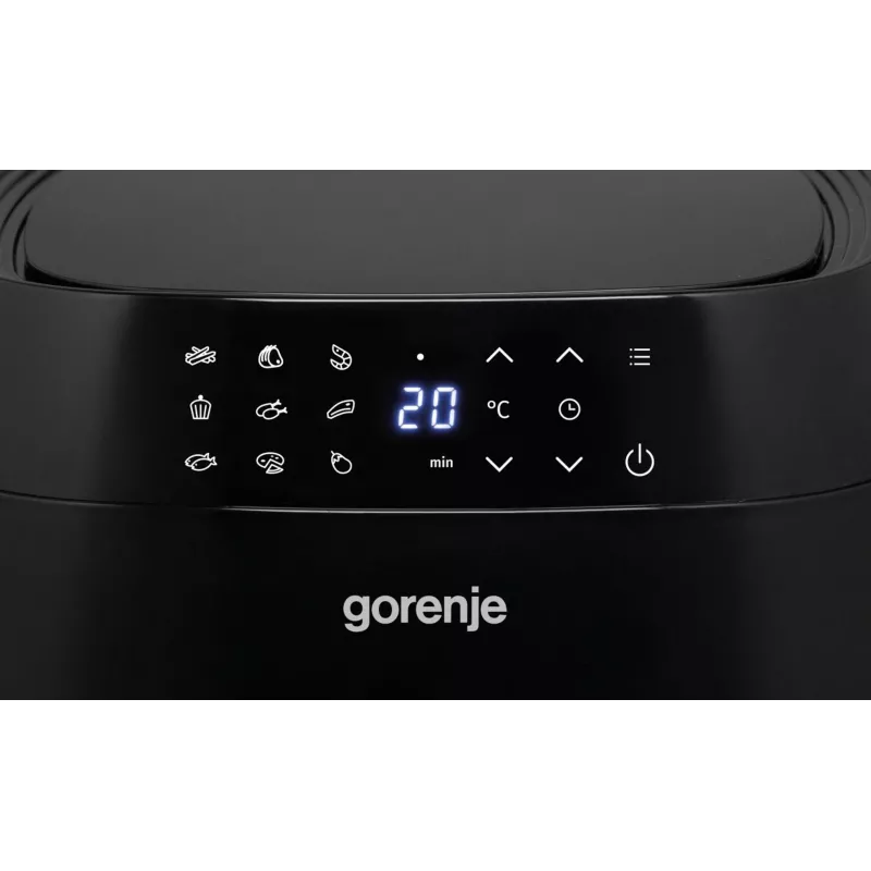 Freidora de aire Gorenje AF1409DB, 3,5 L, 1400 W, negra