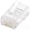 Techly IWP-JAR-C5RTY Conector de cable RJ45 Transparente