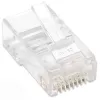 Techly IWP-JAR-C5RTY Conector de cable RJ45 Transparente