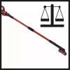 Herramienta de limpieza de ventanas Einhell BRILLIANTO 1200 mm Negro Rojo