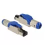 Conector de cable RJ-45 DeLOCK 86487 Azul Plata