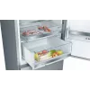 Bosch Serie 6 KGE39AICA frigorífico combi, de libre instalación, 343 l (249 l + 94 l), 201 cm, clase energética C, acero inoxidable