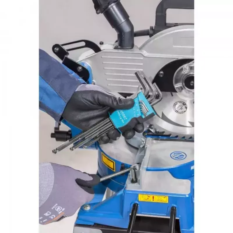 Set de llaves hexagonales en L HAZET 2105LG/9H