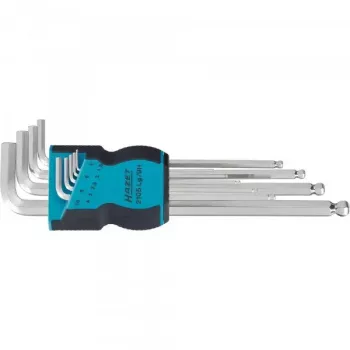 Set de llaves hexagonales en L HAZET 2105LG/9H