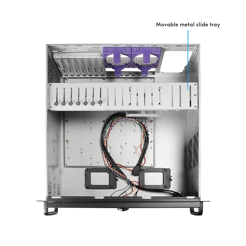 Carcasa de ordenador Chieftec UNC-409S-AIO-OP rack negra
