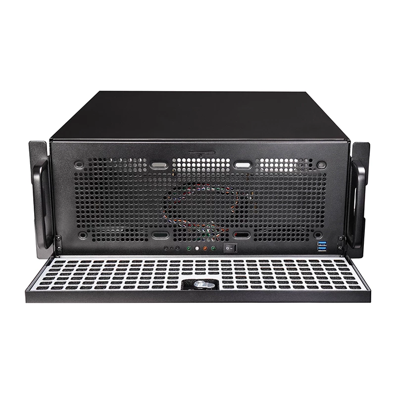 Carcasa de ordenador Chieftec UNC-409S-AIO-OP rack negra