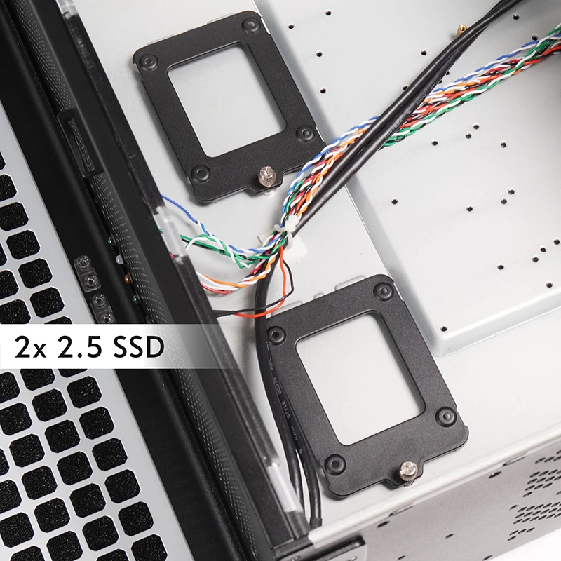 Carcasa de ordenador Chieftec UNC-409S-AIO-OP rack negra