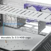 Carcasa de ordenador Chieftec UNC-409S-AIO-OP rack negra