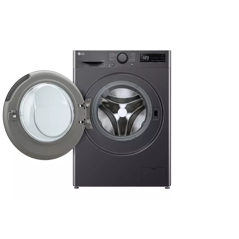 Lavadora secadora LG V5WD95SLIMB carga frontal independiente 5 kg 1200 rpm negra