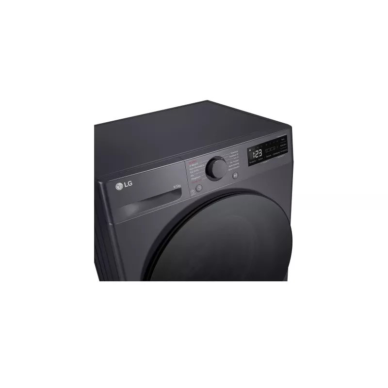 Lavadora secadora LG V5WD95SLIMB carga frontal independiente 5 kg 1200 rpm negra