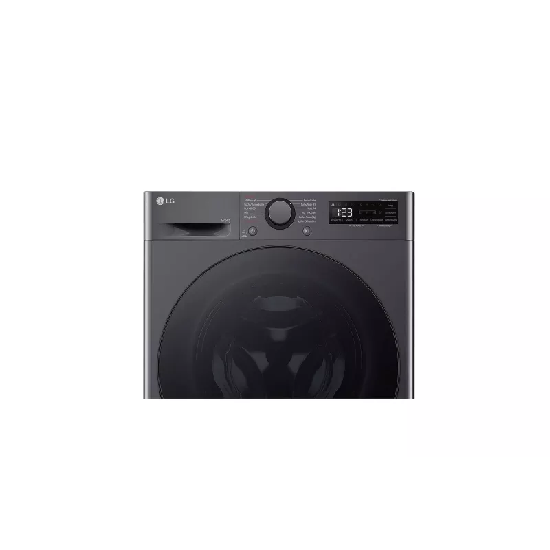 Lavadora secadora LG V5WD95SLIMB carga frontal independiente 5 kg 1200 rpm negra