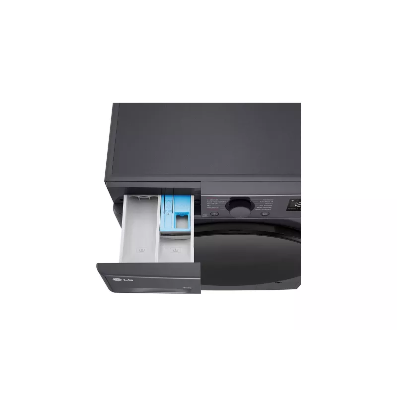 Lavadora secadora LG V5WD95SLIMB carga frontal independiente 5 kg 1200 rpm negra