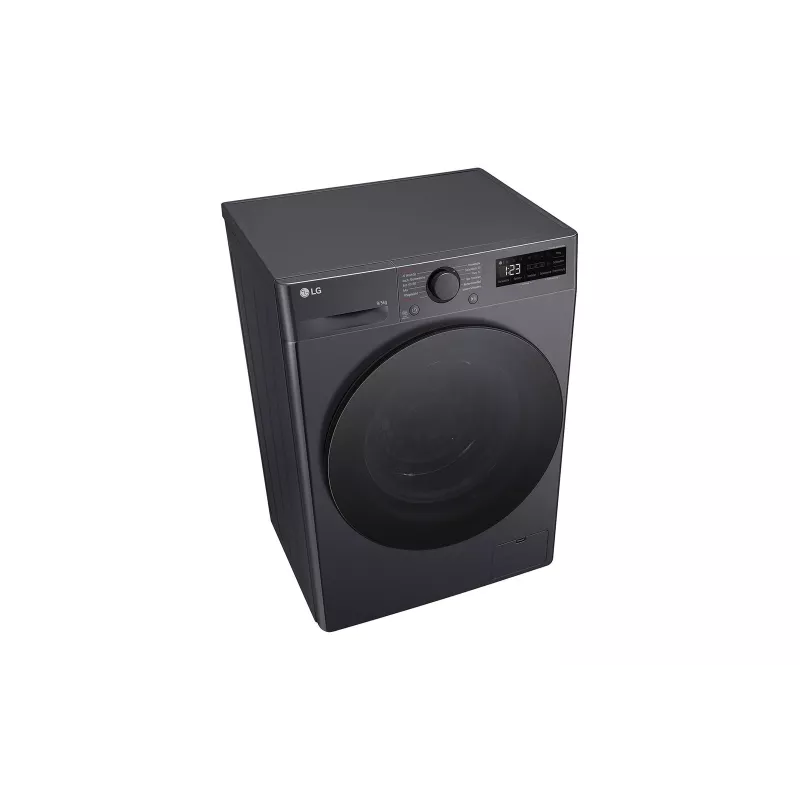 Lavadora secadora LG V5WD95SLIMB carga frontal independiente 5 kg 1200 rpm negra