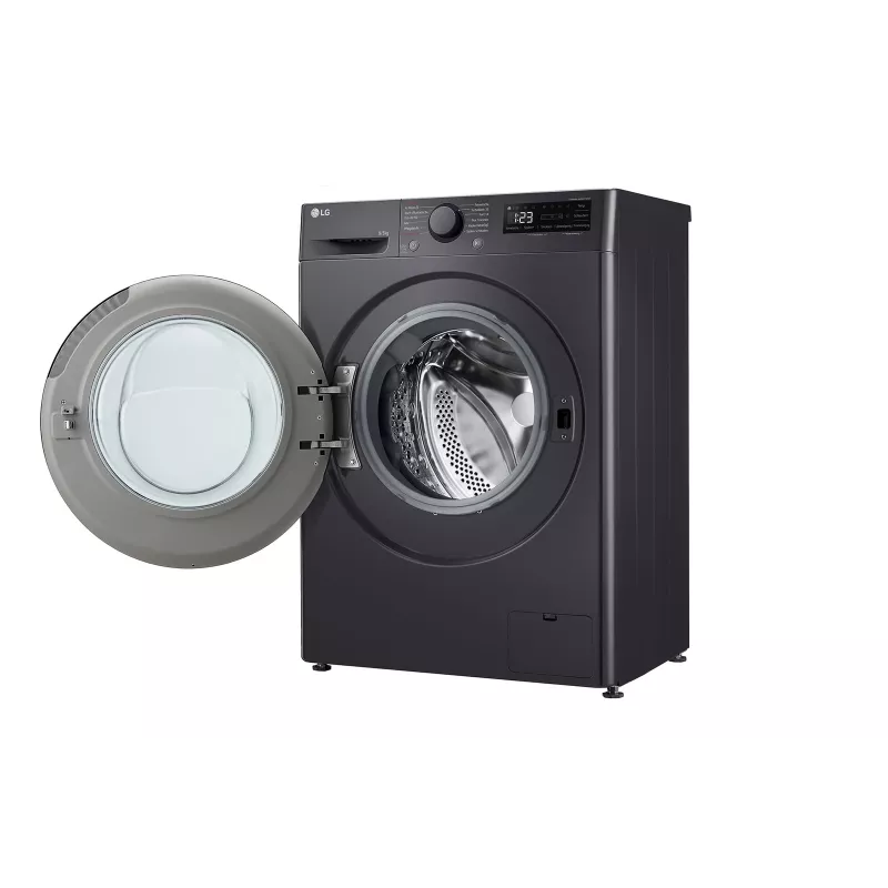 Lavadora secadora LG V5WD95SLIMB carga frontal independiente 5 kg 1200 rpm negra