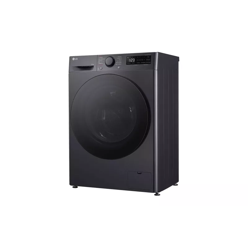 Lavadora secadora LG V5WD95SLIMB carga frontal independiente 5 kg 1200 rpm negra
