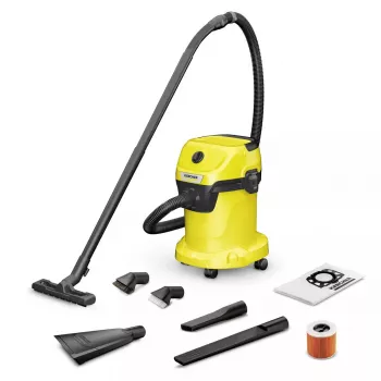 Aspirador en húmedo y seco Karcher WD 3 V-17/6/20 CAR, 17 L, 1000 W, HEPA, cable de 6 m