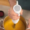 Batidora de mano BRAUN MultiQuick 5 MQ 50001 M — 1000 W, varilla de acero inoxidable, vaso de 0,6 L, gris/blanco