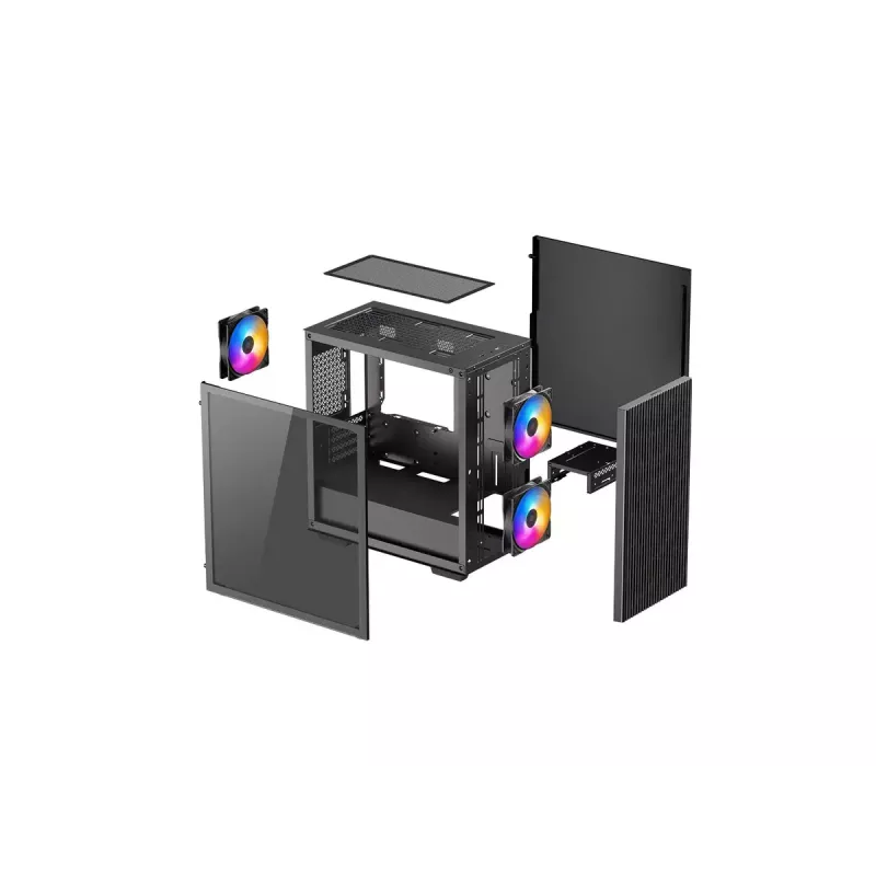 DeepCool MATREXX 40 3FS caja Micro Tower mATX, negra
