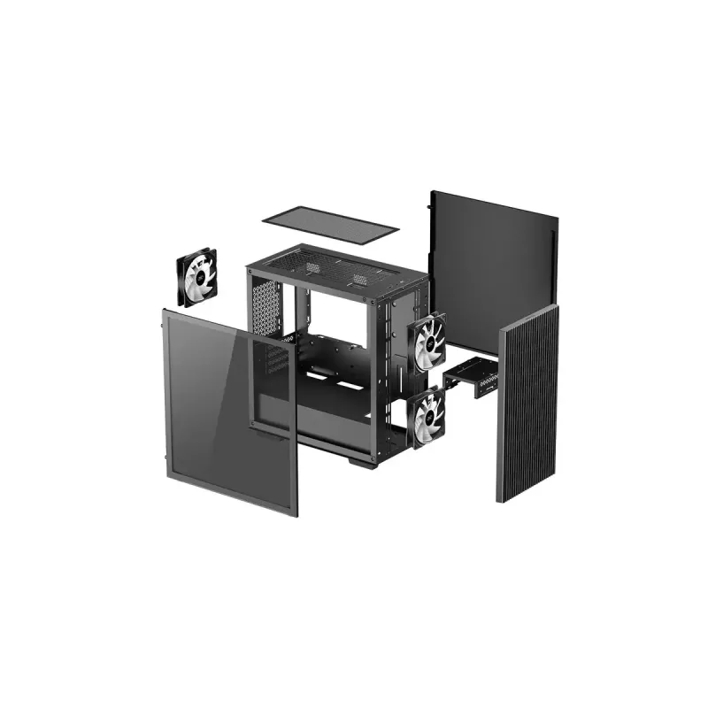 DeepCool MATREXX 40 3FS caja Micro Tower mATX, negra