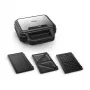Sandwichera Tefal SW383D10 700 W negra, acero inoxidable