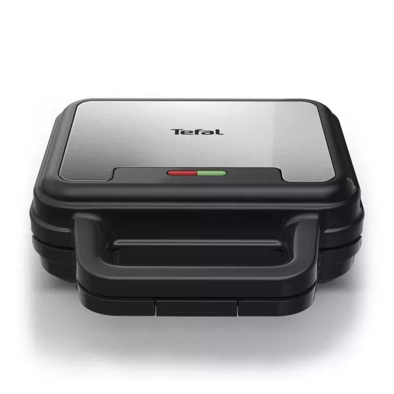 Sandwichera Tefal SW383D10 700 W negra, acero inoxidable